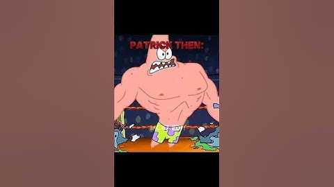 Patrick Now Vs Patrick Then 💀🥶 #Shorts #Patrick #Prime #Spongebob #Cartoon #Edit #Capcut