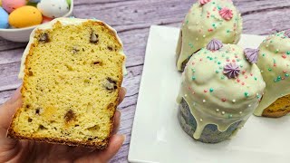 Curd PP KULICH without yeast, without sugar PP Glaze for Easter cake