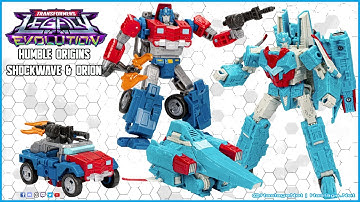 Amazon Exclusive! #Transformers LEG EVO Humble Origins Senator Shockwave & Clerk Orion | HNE Toys