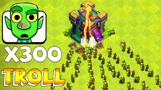 YOU WONT BELIEVE THIS Clash Of Clans GOBLIN MASS vs. TOWN HALL 14!!