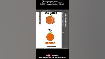 Beginner vs Pro Text Warp in Adobe Illustrator 🍊 | Make Your Typography Match the Shape Perfectly!
