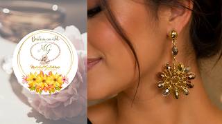 TOMANDO CAFE #75: ARETES EN ALAMBRISMO CON CRISTALES