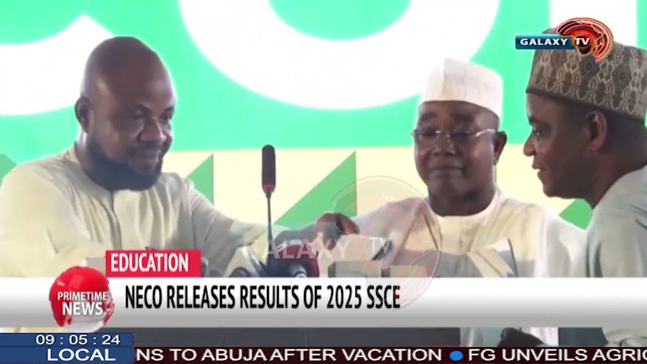 NECO RELEASES RESULTS OF 2025 SSCE