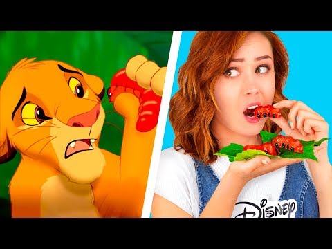 9 DIY Disney Food vs Pixar Food Challenge / Remaking The Best Food From Movies