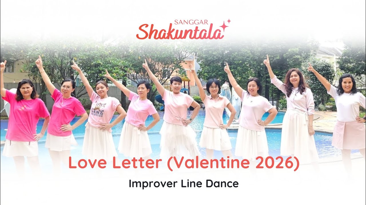 Love Letter (Valentine 2026) - Improver Line Dance - Beryl Class