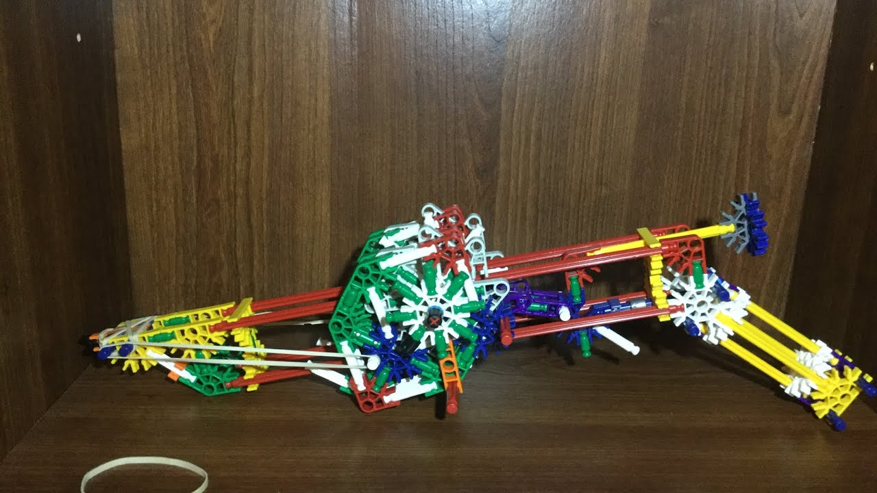Fully Automatic knex rubber band gun, nerver before seen, new design