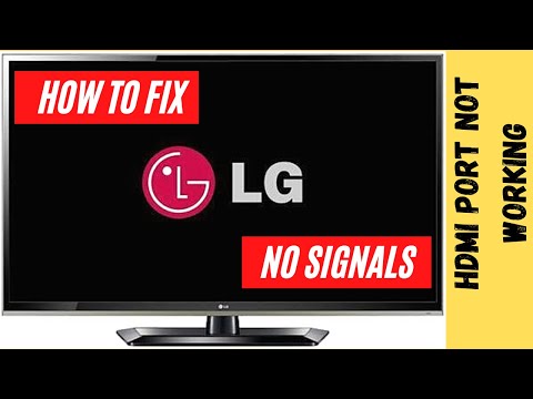 LG TV HDMI NO SIGNAL || LG TV HDMI PORT NOT WORKING