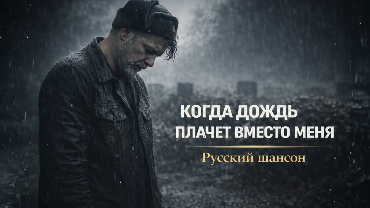 🌧️⚰️ Русский шансон под дождём – похороны души, тишина кладбища и боль