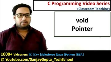 void pointer in C language | C programming video tutorials series