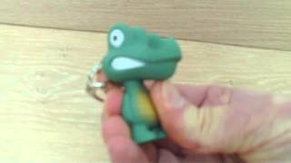 Alligator key chain with sound and led