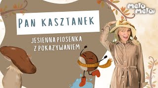 Pan Kasztanek 🌰🍂 Piosenka o jesieni dla dzieci z pokazywaniem || MeloMelo screenshot 5