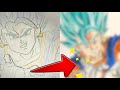 【DRAGON BALL】友達が描いたベジットを本気で描いてみたdrawing dragon ball