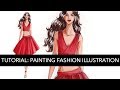 Tutorial: Basic Fashion Illustration in Gouache/Watercolor