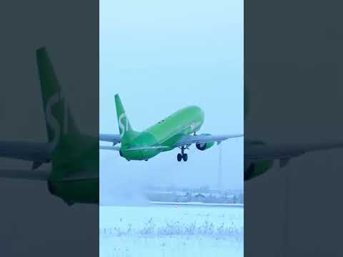 Стремительный взлёт из Якутска ❄️