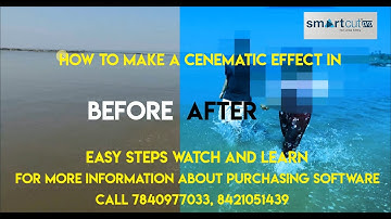 How to make a cenematic effect in monarch Smart cut hd pro