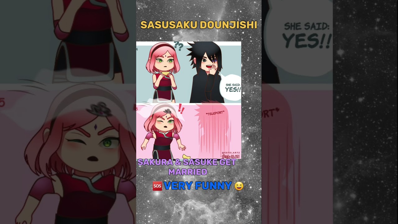 Sasusaku marriage funny  doujinshi/comic