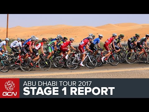 วีดีโอ: Mark Cavendish คว้าแชมป์สเตจแรก Abu Dhabi Tour ขณะที่ Marcel Kittel ล่ม