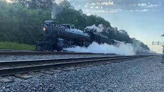 6/24/24 Canadian Pacific 2816 “Royal Empress” departing Shreveport yard