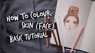 How To Colour Skin: Basic Tutorial (Face) | Vivian Wong