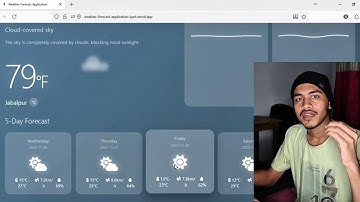🌤️ Weather Forecast App — JavaScript + Tailwind CSS