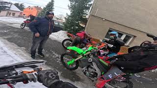 Freeride in snow 2 sx300, sx250, kxf450, crf250