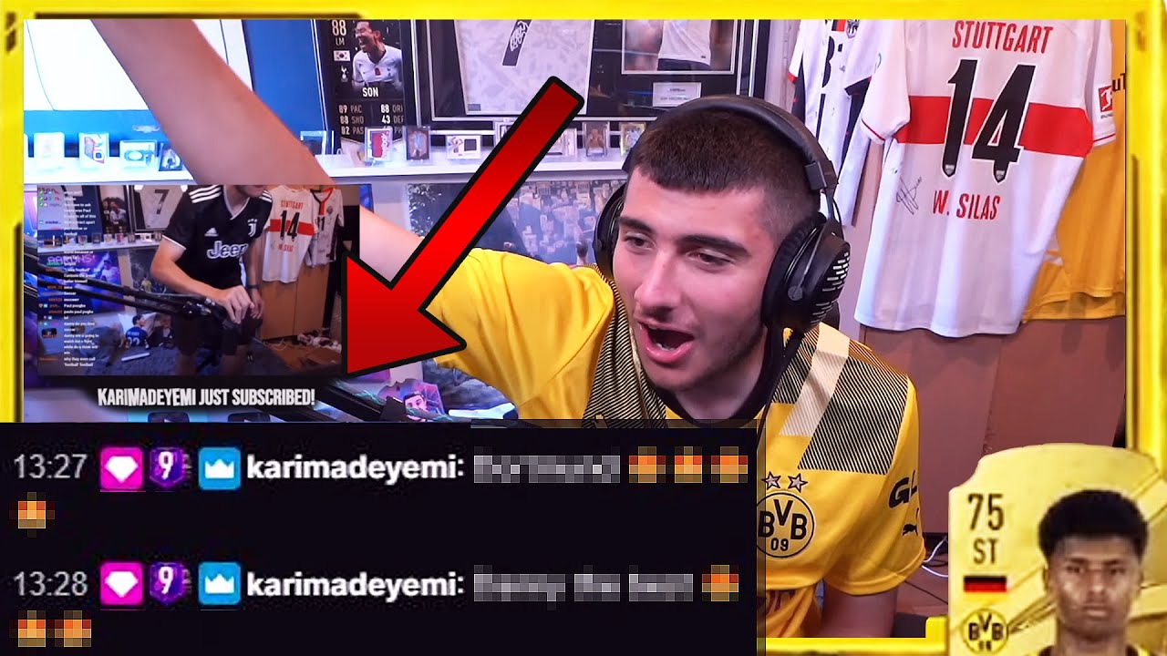 Adeyemi Subscribes to Danny Aarons while doing Adeyemis Army RTG🥰