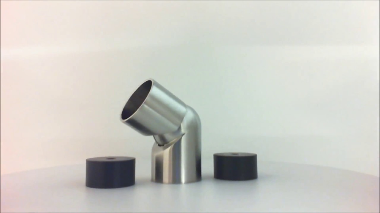 Snodo regolabile in acciaio inox per corrimano in legno 68803 ... Corrimano x scale foto