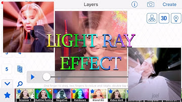 how to do the light ray effect on video star pro! 🫶😮 || JE Extra