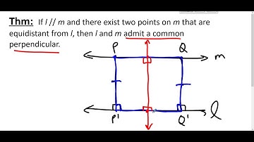 MATH335 Content - Perpendiculars and Parallels