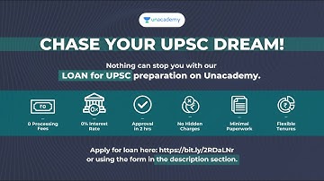 Chase Your UPSC Dream | Unacademy Loan For UPSC CSE Preparation Assistance Offer