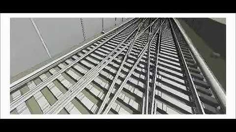 Rail Lines Captured by 3D Laser Scanning, Showing 3D CAD/BIM Modeling and Spherical Photography