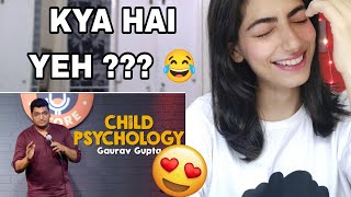 CHILD PSYCHOLOGY |Stand up comedy by Gaurav Gupta Reaction