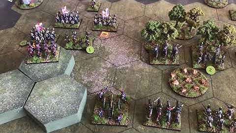 Commands &Colours Napoleonics battle (part 2) the game develops.