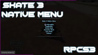 Skate 3 Native Menu Showcase (RPCS3) + Download