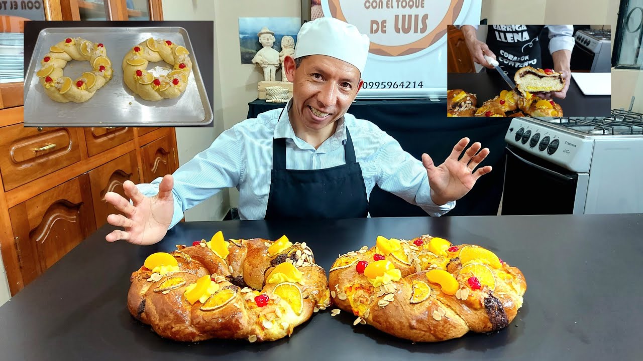 Deliciosa Rosca de Reyes Mixta (con el toque de Luis) para Celebrar en Familia