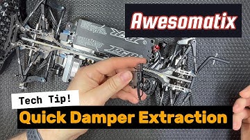 How to extract your Awesomatix A800R dampers with friction rods in place!