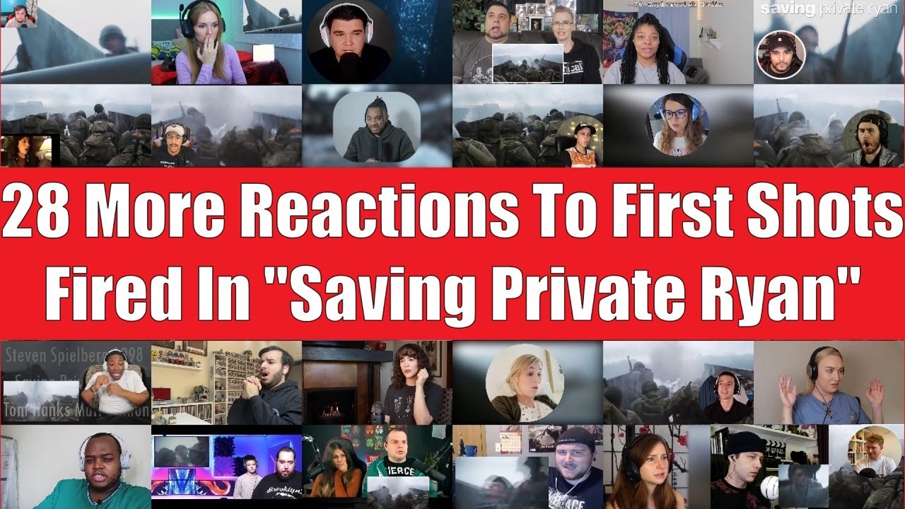 28 More Reactions To First Shots Fired In "Saving Private Ryan" (group 2️⃣ of 5️⃣)