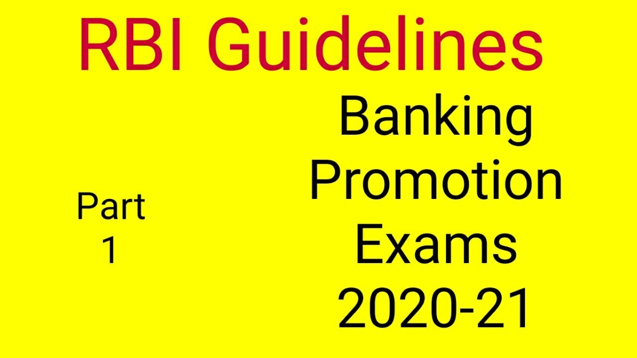 assignment guidelines rbi