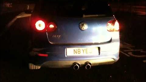 R32 stock exhaust with resonator delete