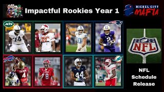 NFL Schedule Release Week & Predicting the Most Impactful Rookies!