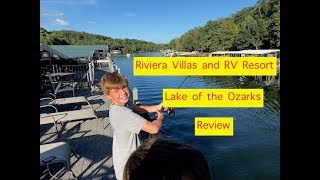 Lake of Ozarks Riviera Villas and RV Resort Review and Tour. #lakeoftheozarks #camping #review #rv