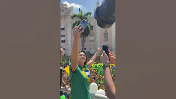 BRASIL NAS RUAS Belém PA 03 08 2025 Nossa Primeira Dama Michele Bolsonaro Já Está Nas Ruas 