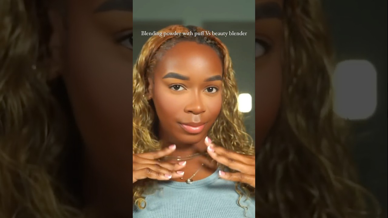 Powder puff Vs sponge 