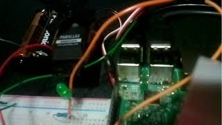 The brightness of an LED via a Raspberry Pi is controlled by Pulse Wave Modulation in Python.