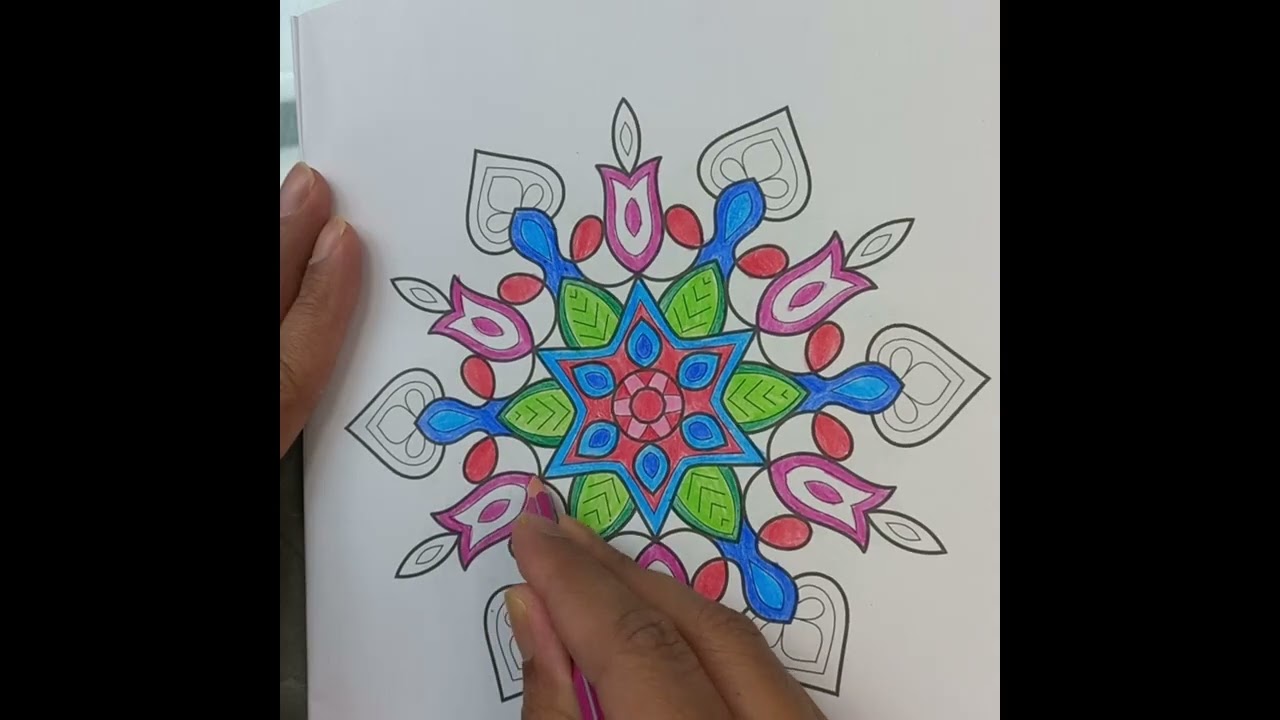 Soothing Mandala Art Painting-07🎨 | Relaxing Indian Music for Stress Relief