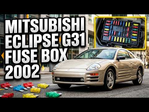 2002 Mitsubishi Eclipse 3rd Gen 3G D53A Fuse Box Diagram – Location, Layout and Fuse Function Guide