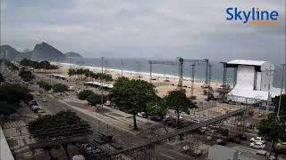 Madonna - Celebration Tour in Rio Stage build timelapse over 8 days ! Resimi