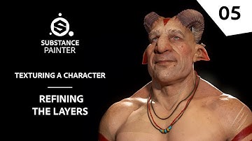 Texturing Characters in Substance Painter - Refining the layers | Adobe Substance 3D