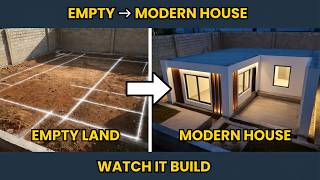 Building a Modern House Step by Step  Empty Plot to Finished Home