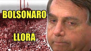 Bolsonaro no puede soportar y llora en ceremonia - mira el video